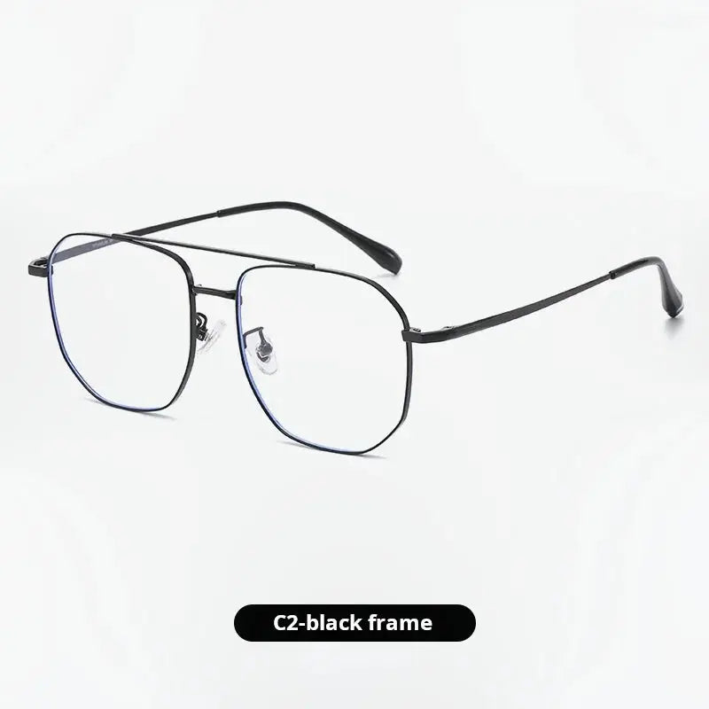 Unisex Square Full Rim Titanium Prescription Glasses 725588 — view 4 | Rx Spectacle
