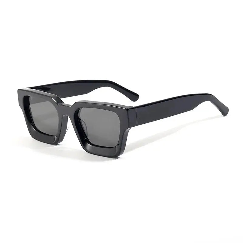 Men's Square Full Rim Acetate Flat Top Prescription Glasses 441439 — view 3 | Rx Spectacle