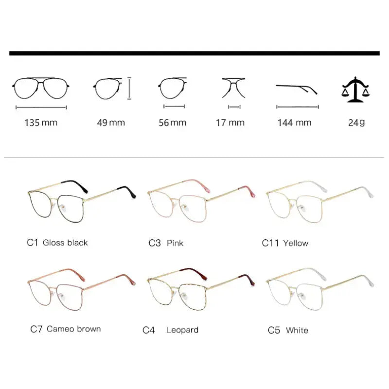Women's Square Full Rim TR90 Prescription Glasses 91503 — view 4 | Rx Spectacle