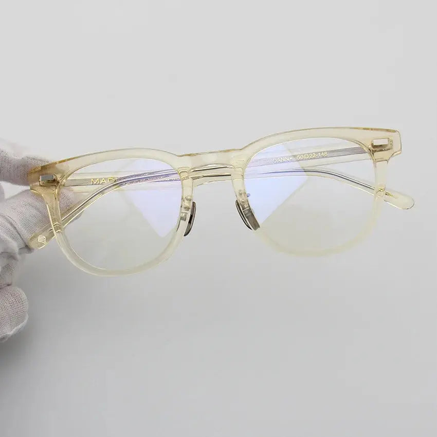 Unisex Square Full Rim Titanium Prescription Glasses 94142 — view 5 | Rx Spectacle