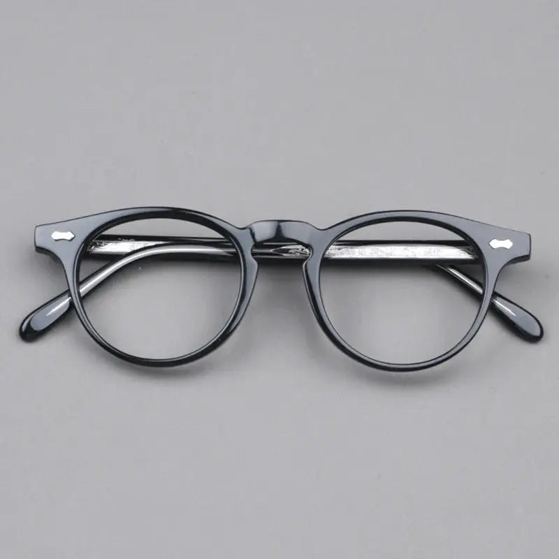 Unisex Oval Full Rim Acetate Prescription Glasses 396505 — view 3 | Rx Spectacle