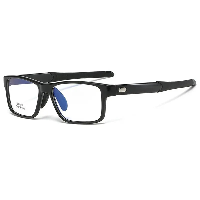 Men's Square Full Rim Titanium Prescription Glasses 818076 — view 7 | Rx Spectacle