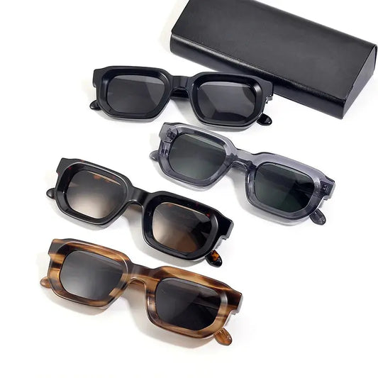 Unisex Browline Full Rim Acetate Prescription Glasses 366037 — view 1 | Rx Spectacle