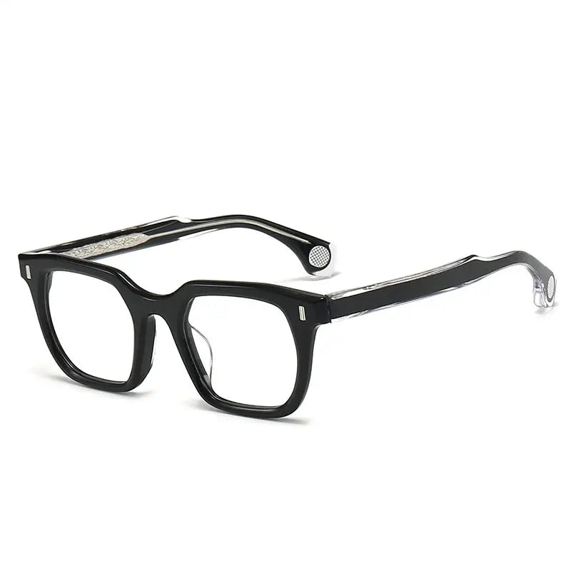 Unisex Square Full Rim Acetate Prescription Glasses 63475 — view 4 | Rx Spectacle