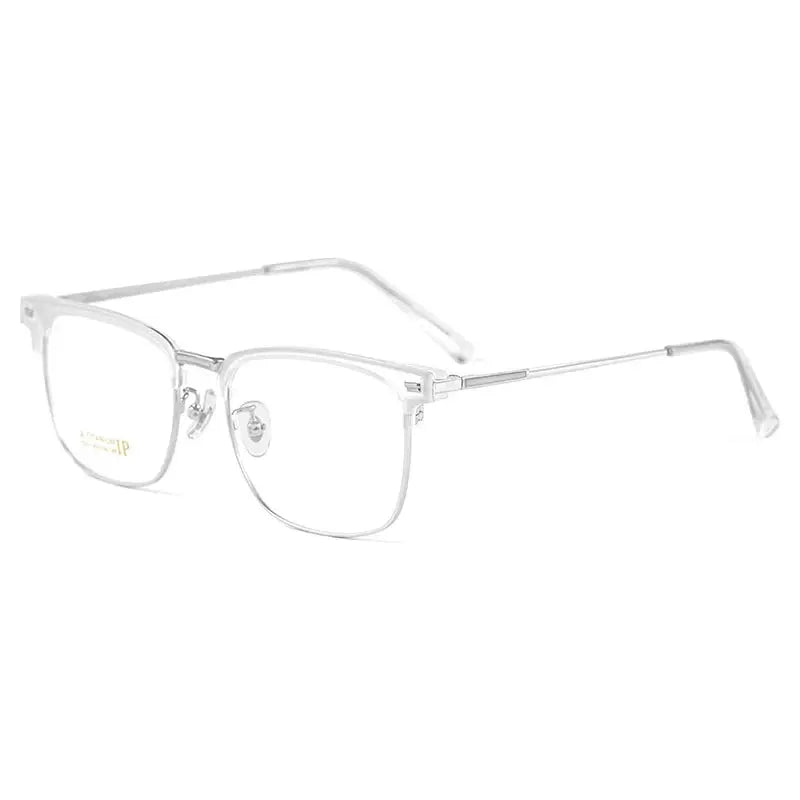 Unisex Round Full Rim Titanium Prescription Glasses 232163 — view 6 | Rx Spectacle