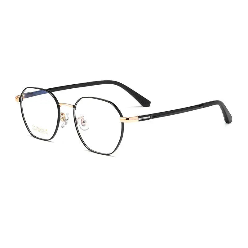 Women's Polygon Full Rim Prescription Glasses 480003 — view 3 | Rx Spectacle