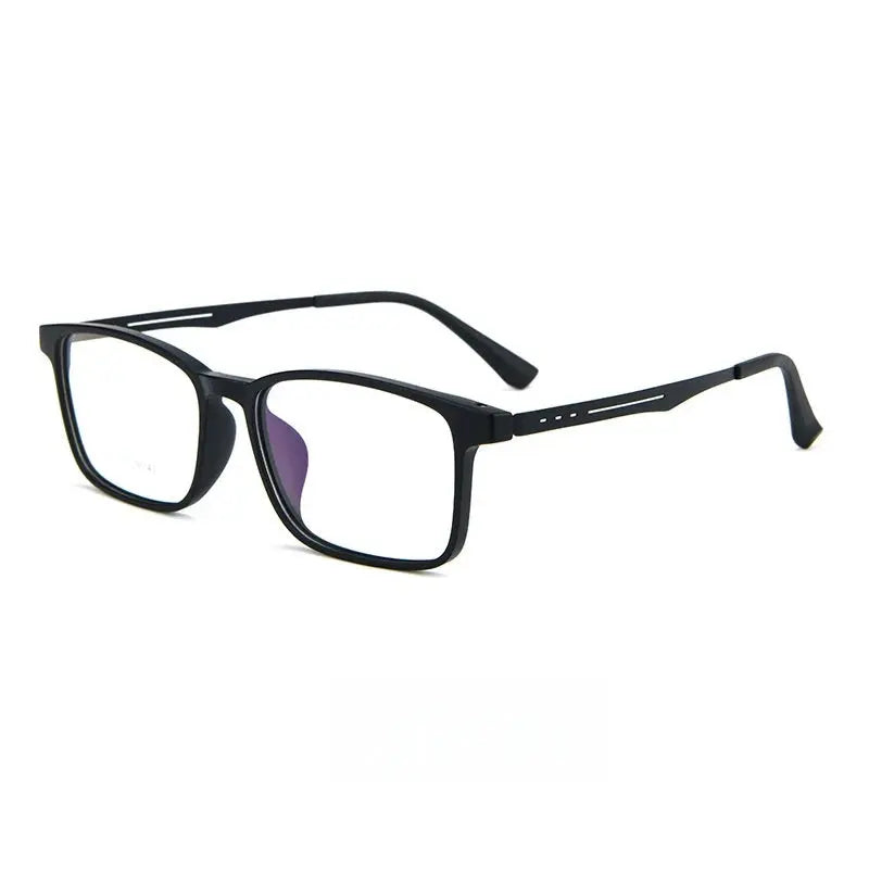 Unisex Rectangular Full Rim Titanium Prescription Glasses 100200 — view 3 | Rx Spectacle