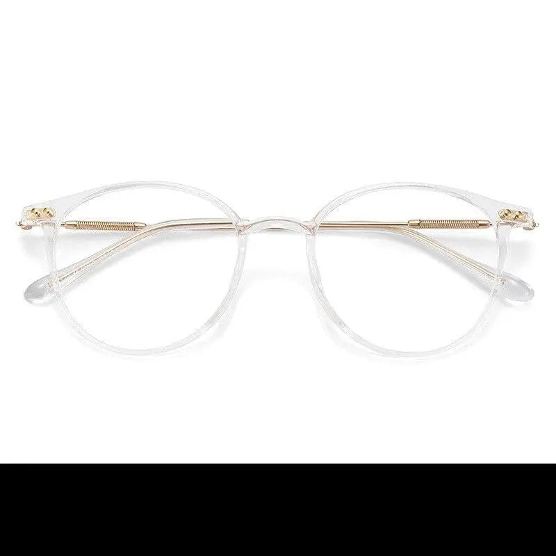 Unisex Round Full Rim TR90 Prescription Glasses 90045 — view 2 | Rx Spectacle