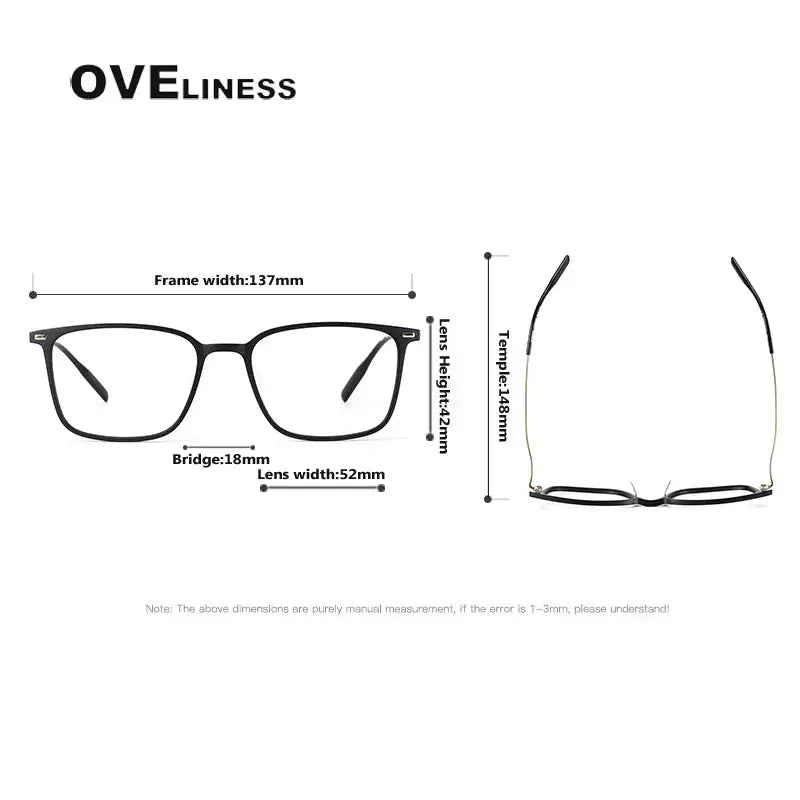 Women's Square Full Rim Titanium Prescription Glasses 368673 — view 2 | Rx Spectacle