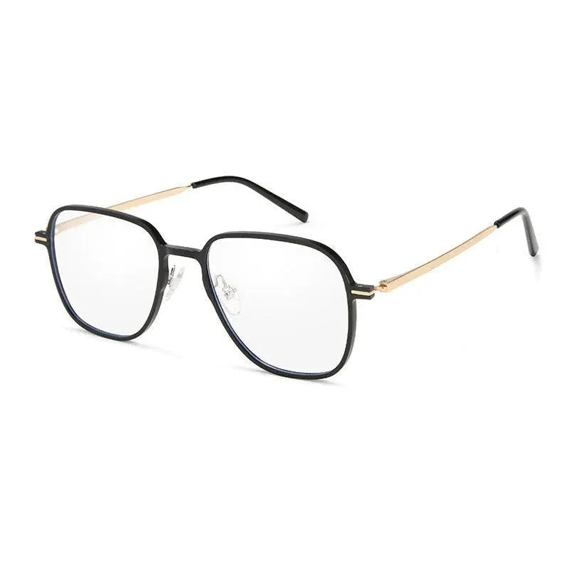 Men's Square Full Rim Oversized Prescription Glasses 6123 — view 9 | Rx Spectacle