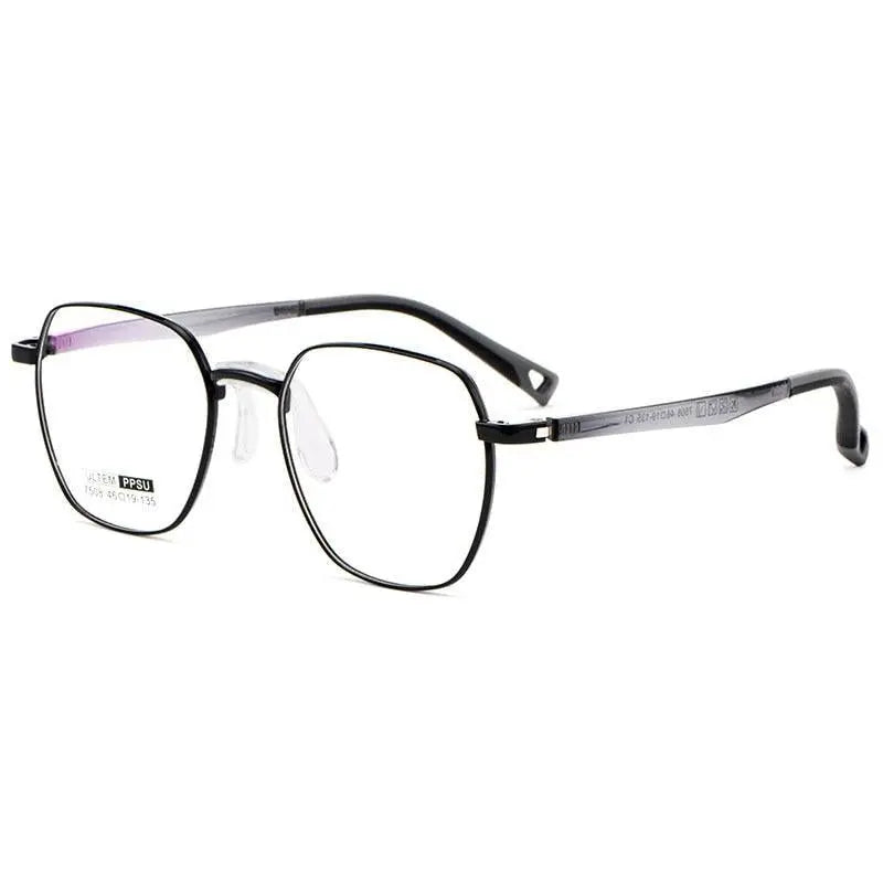 Unisex Polygon Full Rim Ultem Prescription Glasses 7508S — view 5 | Rx Spectacle