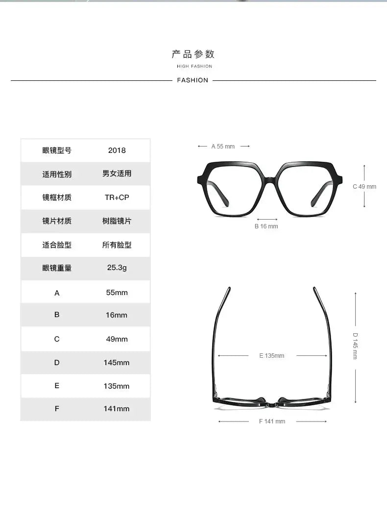 Women's Polygon Full Rim Titanium Prescription Glasses 942018 — view 2 | Rx Spectacle