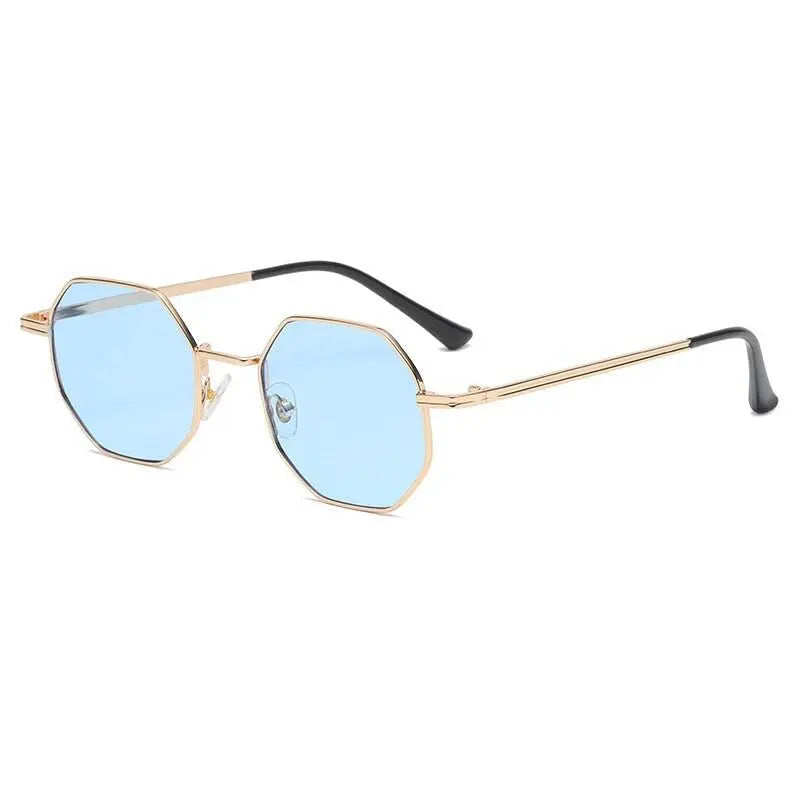 Unisex Polygon Full Rim Alloy Prescription Glasses Db59 — view 2 | Rx Spectacle