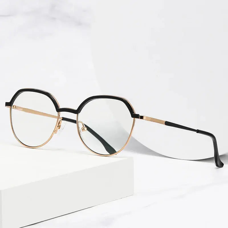 Women's Polygon Full Rim TR90 Prescription Glasses 3201 — view 2 | Rx Spectacle
