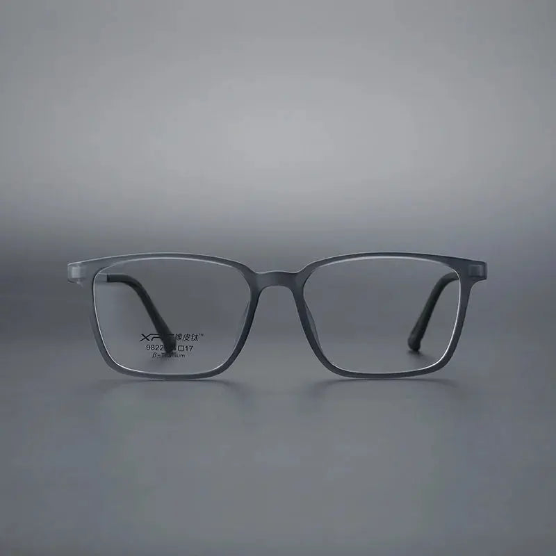 Unisex Square Full Rim Titanium Prescription Glasses 79822 — view 4 | Rx Spectacle