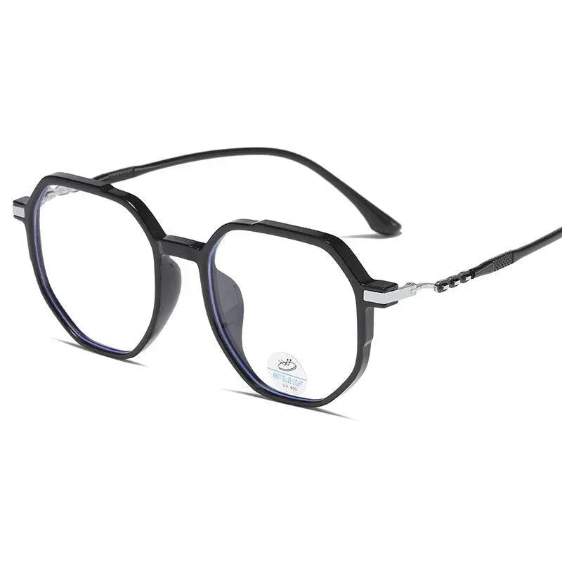 Unisex Polygon Full Rim TR90 Prescription Glasses 81240 — view 10 | Rx Spectacle