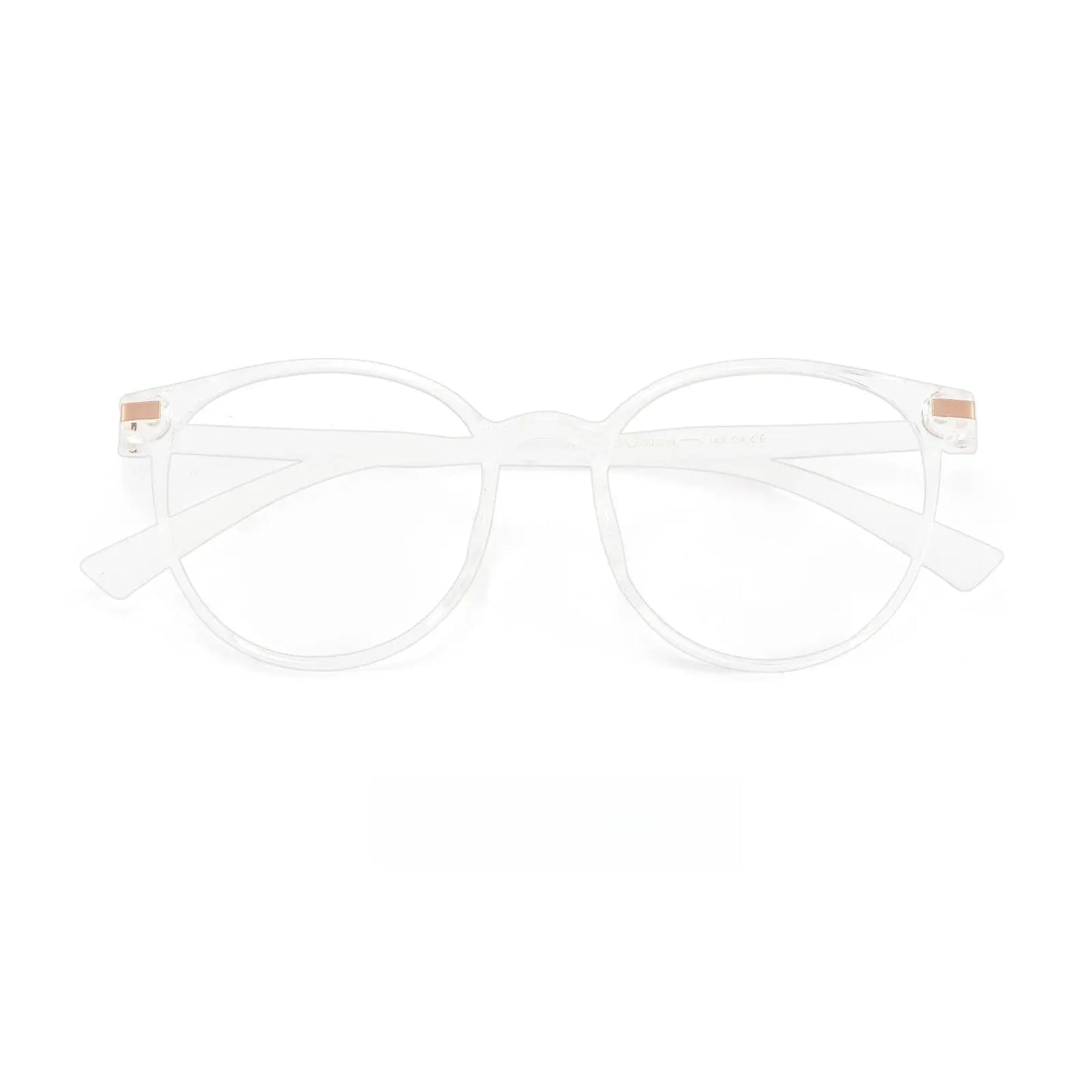 Unisex Round Full Rim TR90 Prescription Glasses Y01151 — view 7 | Rx Spectacle