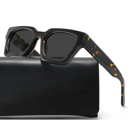 Unisex Square Full Rim Acetate Prescription Glasses 721439 — view 1 | Rx Spectacle