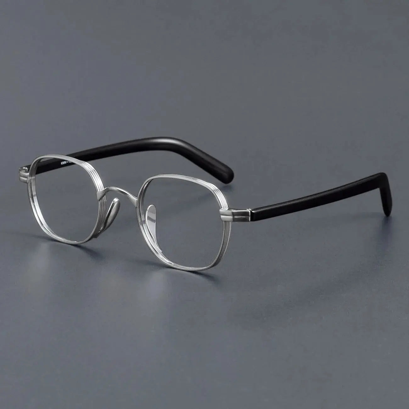 Women's Square Full Rim Titanium Prescription Glasses 366132 — view 6 | Rx Spectacle