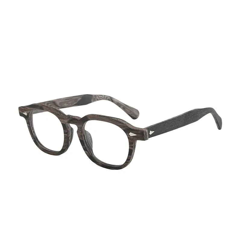Unisex Square Full Rim Acetate Flat Top Prescription Glasses 78183 — view 6 | Rx Spectacle