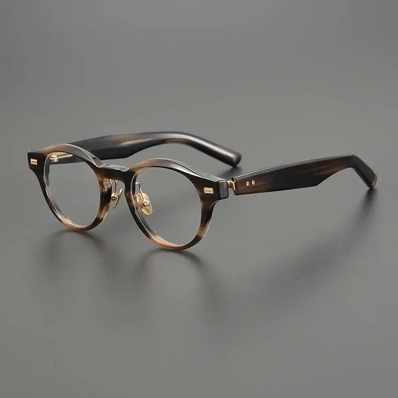 Women's Round Full Rim Acetate Prescription Glasses 61150 — view 4 | Rx Spectacle