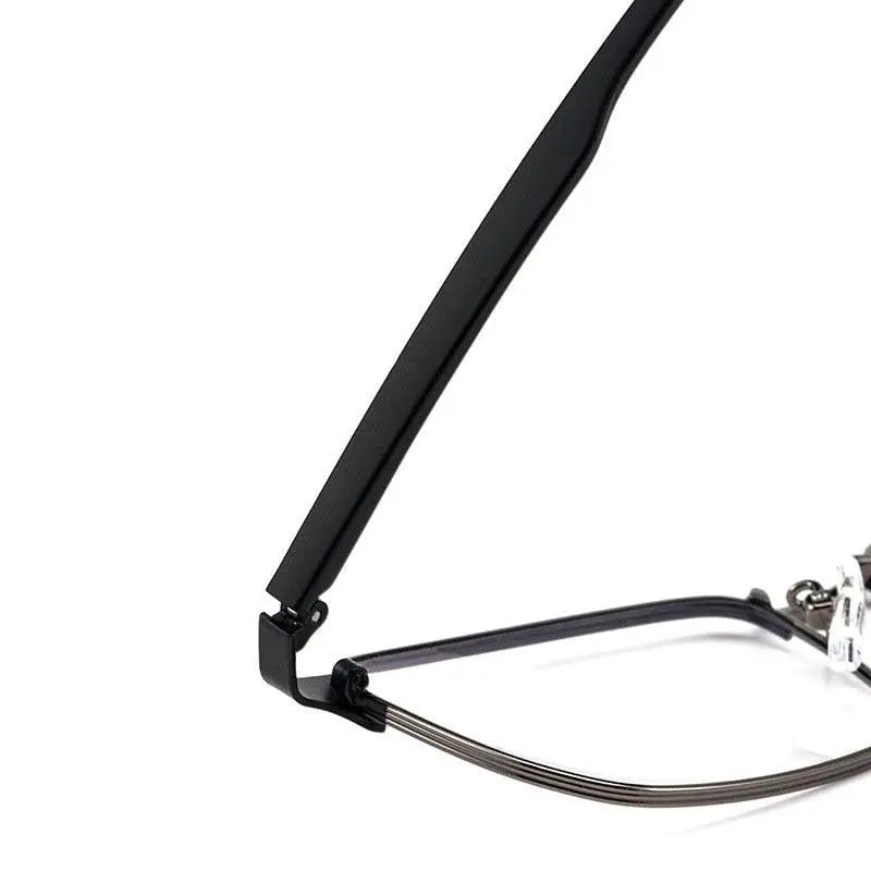 Men's Square Full Rim Titanium Prescription Glasses K9111 — view 7 | Rx Spectacle