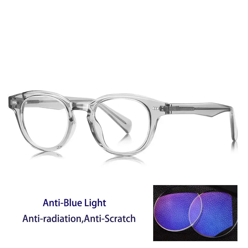 Unisex Oval Full Rim Acetate Reading Glasses 82016 — view 4 | Rx Spectacle
