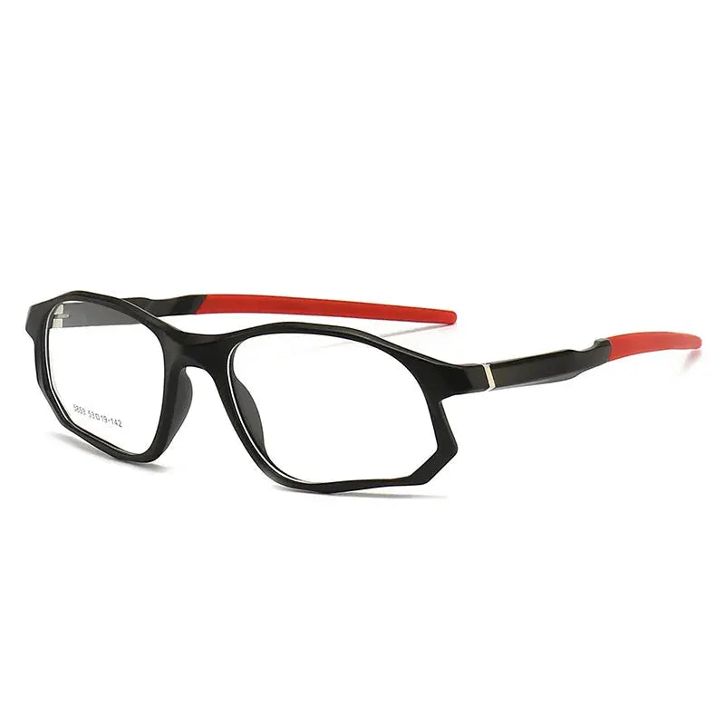Unisex Square Full Rim TR90 Sports Glasses 5853 — view 3 | Rx Spectacle