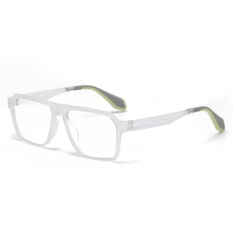 Men's Square Full Rim Titanium Sports Glasses 02004 — view 5 | Rx Spectacle