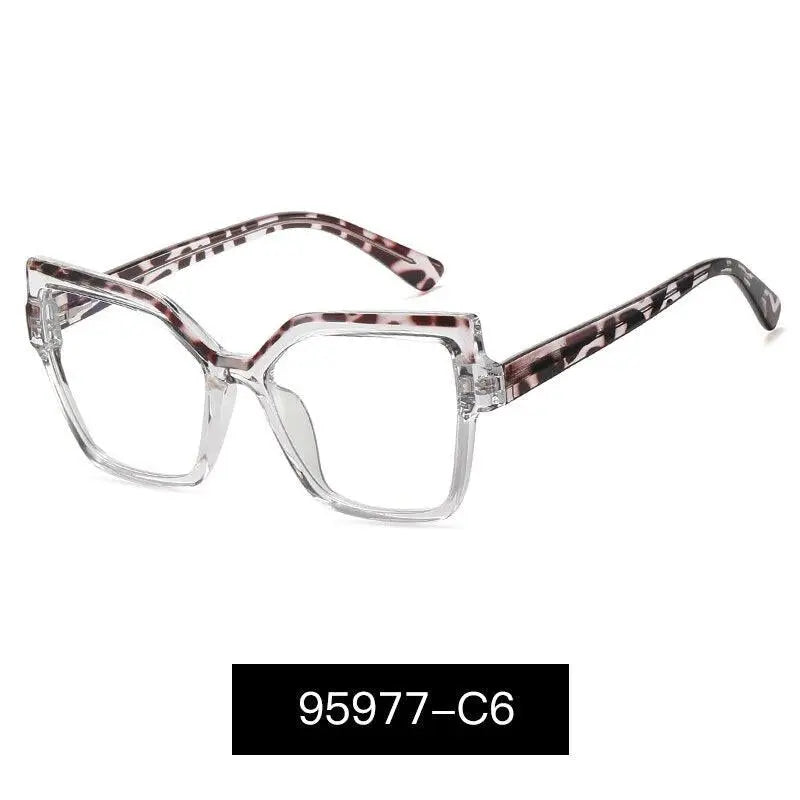 Women's Cat Eye Full Rim Alloy Prescription Glasses 95977 — view 2 | Rx Spectacle