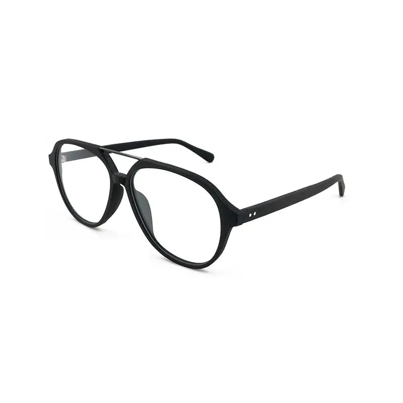 Unisex Oval Full Rim Acetate Double Bridge Prescription Glasses 946032 — view 7 | Rx Spectacle
