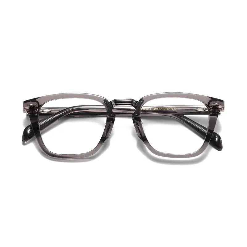 Unisex Square Full Rim Acetate Prescription Glasses 4923145 — view 9 | Rx Spectacle