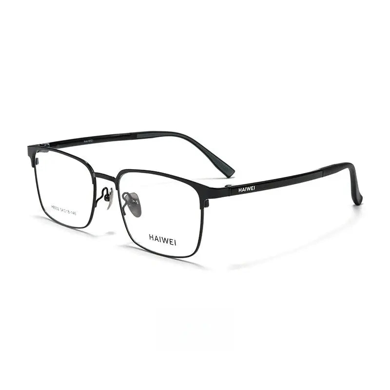 Men's Square Full Rim Alloy Prescription Glasses 46002 — view 6 | Rx Spectacle