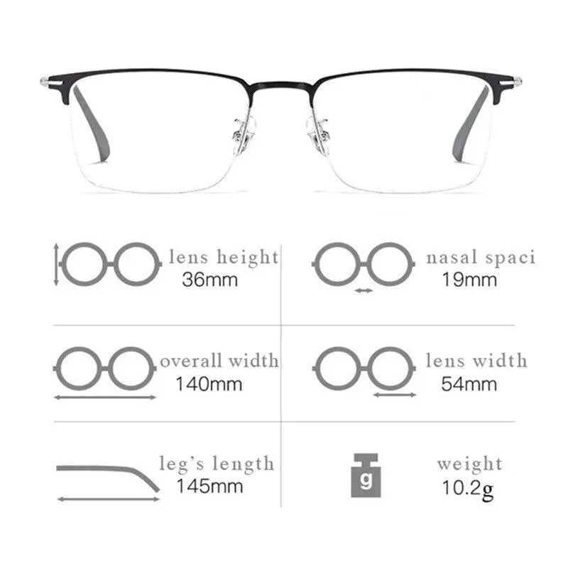 Men's Full Rim Prescription Glasses 0608-0606 — view 2 | Rx Spectacle