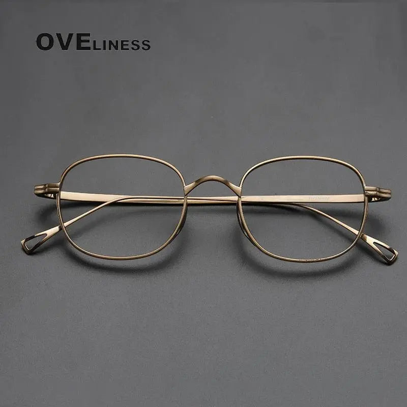 Unisex Round Full Rim Titanium Prescription Glasses 10518s — view 4 | Rx Spectacle