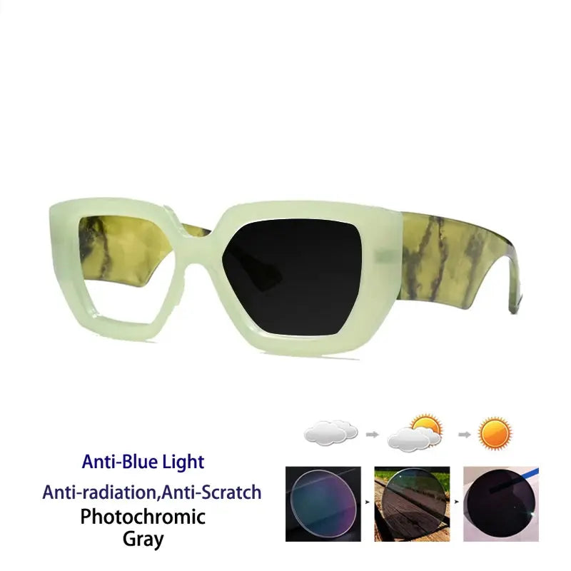 Unisex Square Full Rim Acetate Reading Glasses 86320 — view 10 | Rx Spectacle