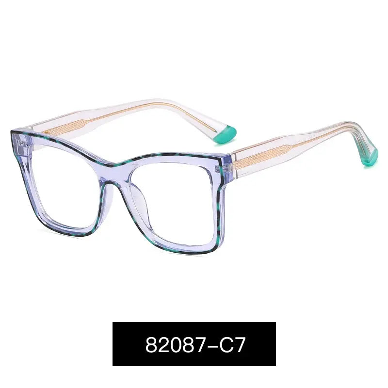 Women's Cat Eye Full Rim TR90 Prescription Glasses 82087 — view 8 | Rx Spectacle