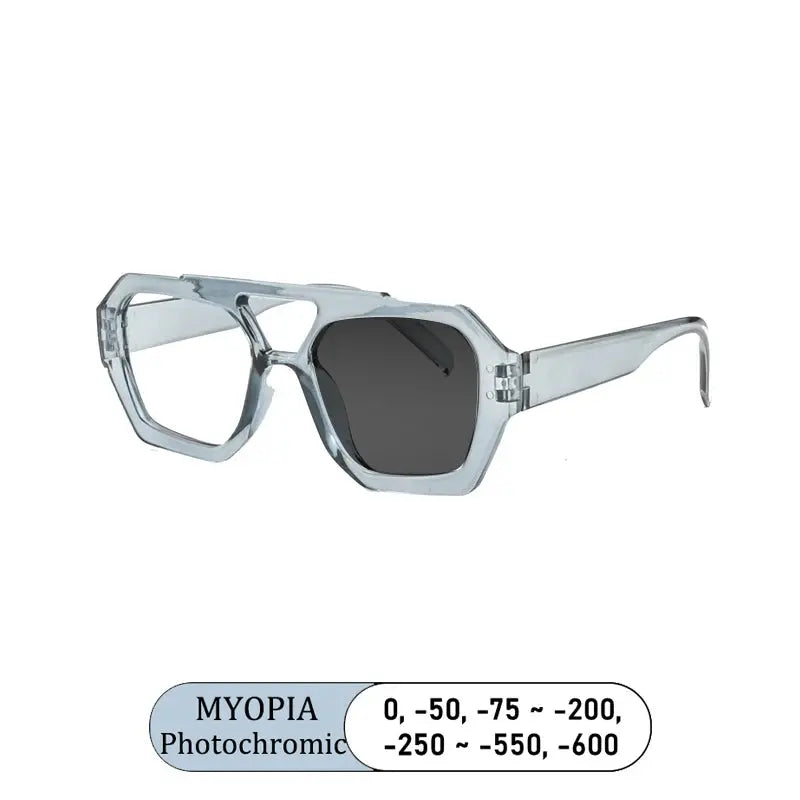 Unisex Polygon Full Rim TR90 Double Bridge Reading Glasses 220033 — view 5 | Rx Spectacle