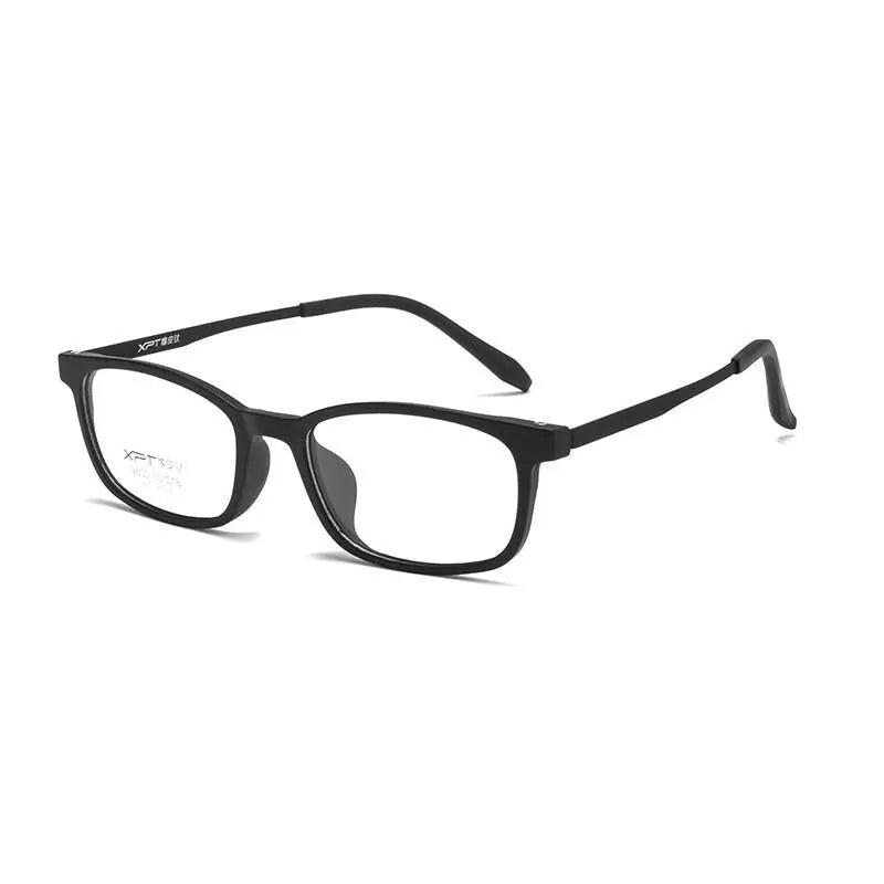 Unisex Square Full Rim Titanium Prescription Glasses 9833XP — view 6 | Rx Spectacle