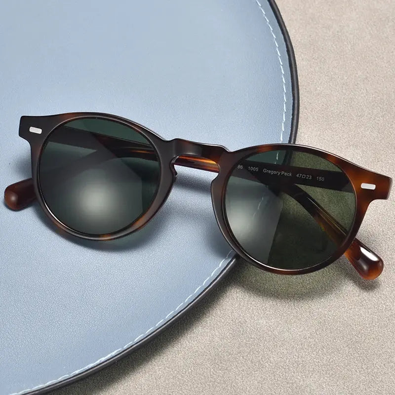 Unisex Round Full Rim Acetate Prescription Glasses Ov5186 — view 1 | Rx Spectacle
