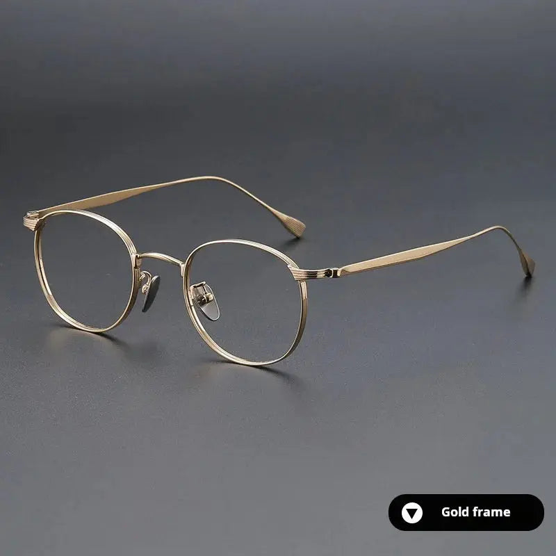 Women's Polygon Full Rim Titanium Prescription Glasses 72184 — view 4 | Rx Spectacle