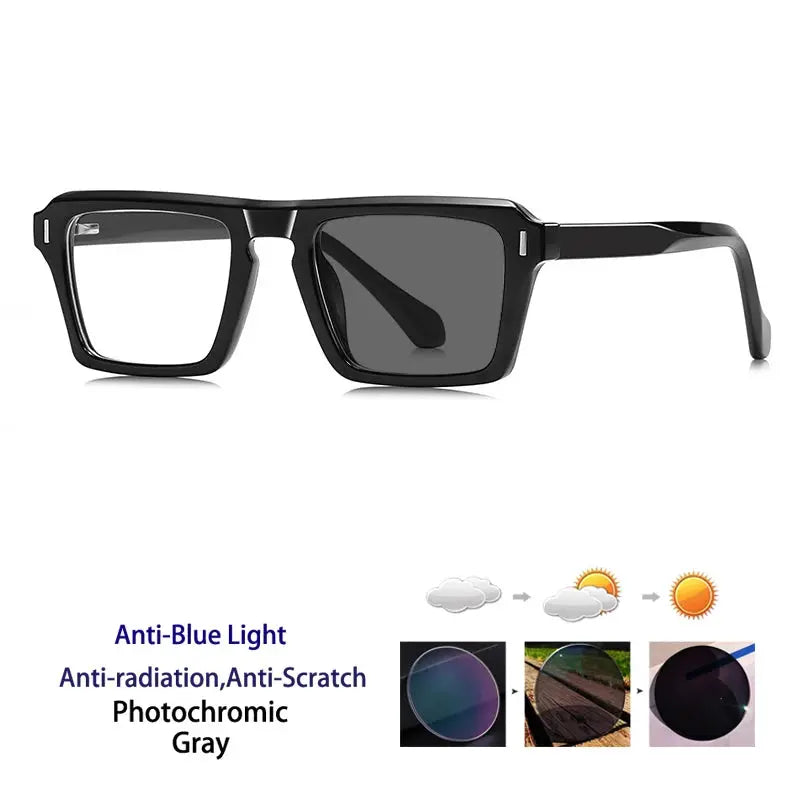 Unisex Browline Full Rim Acetate Reading Glasses 511049 — view 3 | Rx Spectacle