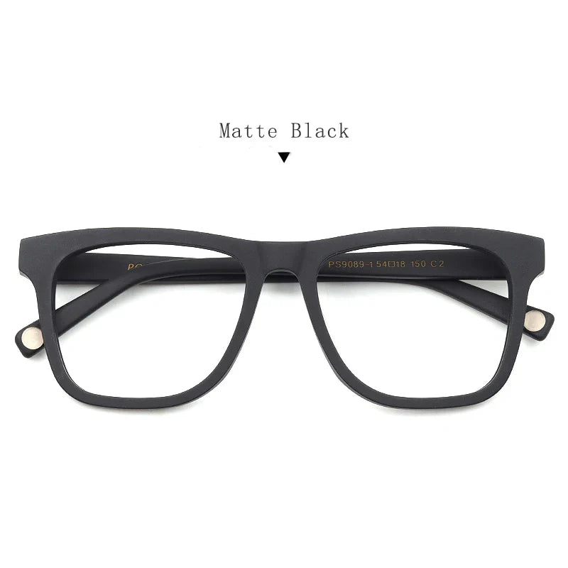 Men's Square Full Rim Acetate Prescription Glasses 908900 — view 3 | Rx Spectacle