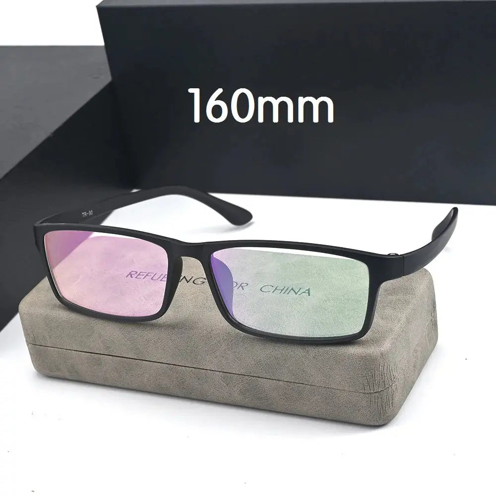 Men's Rectangular Full Rim Acetate Oversized Prescription Glasses 41137 — view 2 | Rx Spectacle