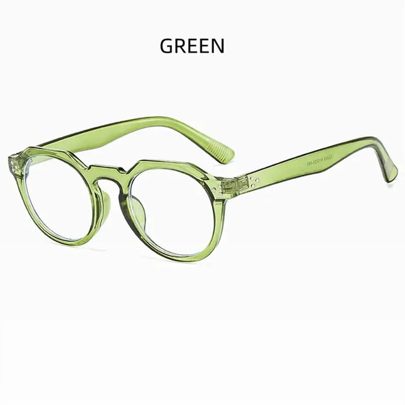 Unisex Round Full Rim Acetate Reading Glasses 3395 — view 5 | Rx Spectacle