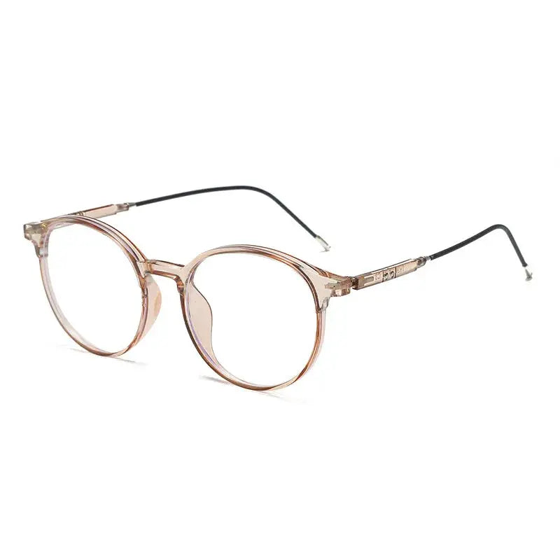 Unisex Round Full Rim TR90 Prescription Glasses Y8123 — view 7 | Rx Spectacle