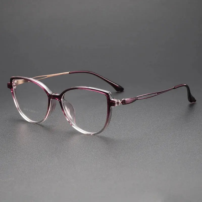 Women's Oval Full Rim TR90 Prescription Glasses 726016 — view 9 | Rx Spectacle