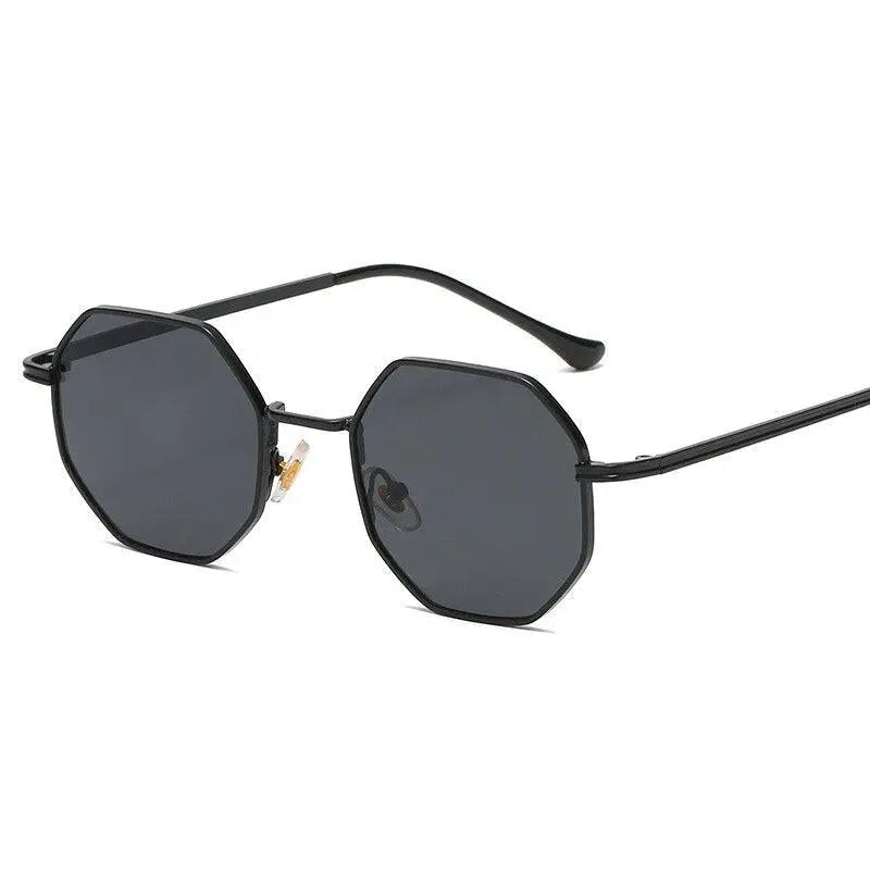 Unisex Polygon Full Rim Alloy Prescription Glasses Db59 — view 5 | Rx Spectacle