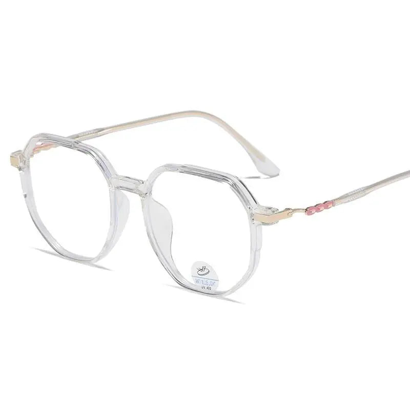 Unisex Polygon Full Rim TR90 Prescription Glasses 81240 — view 3 | Rx Spectacle