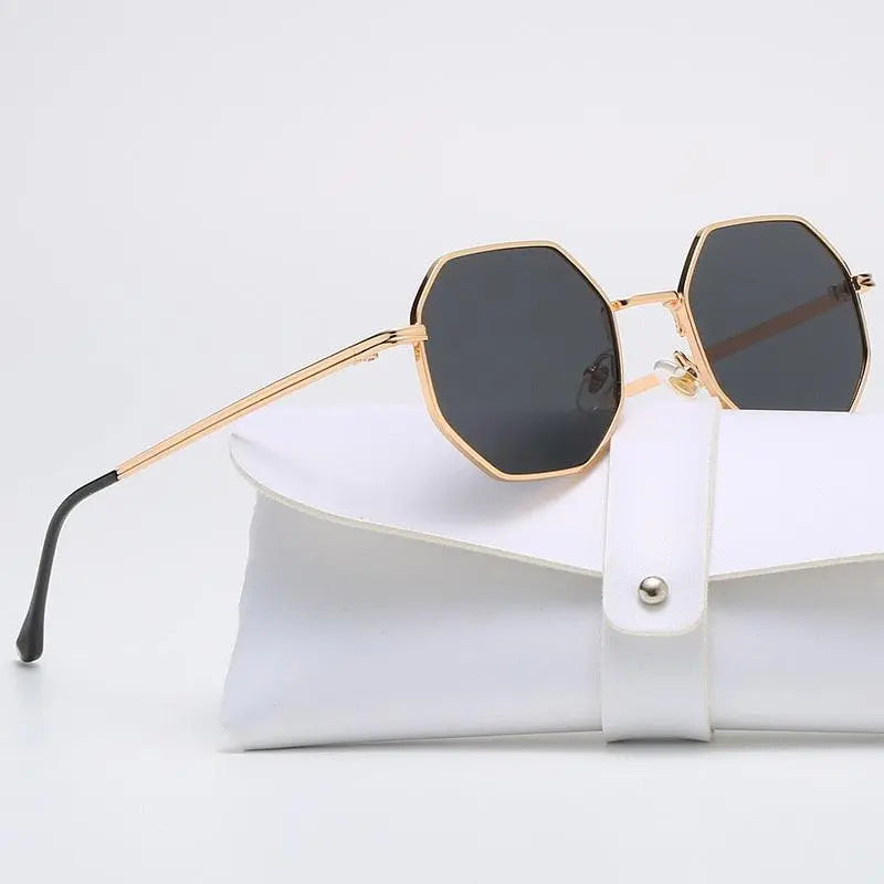 Unisex Polygon Full Rim Alloy Prescription Glasses Db59 — view 14 | Rx Spectacle